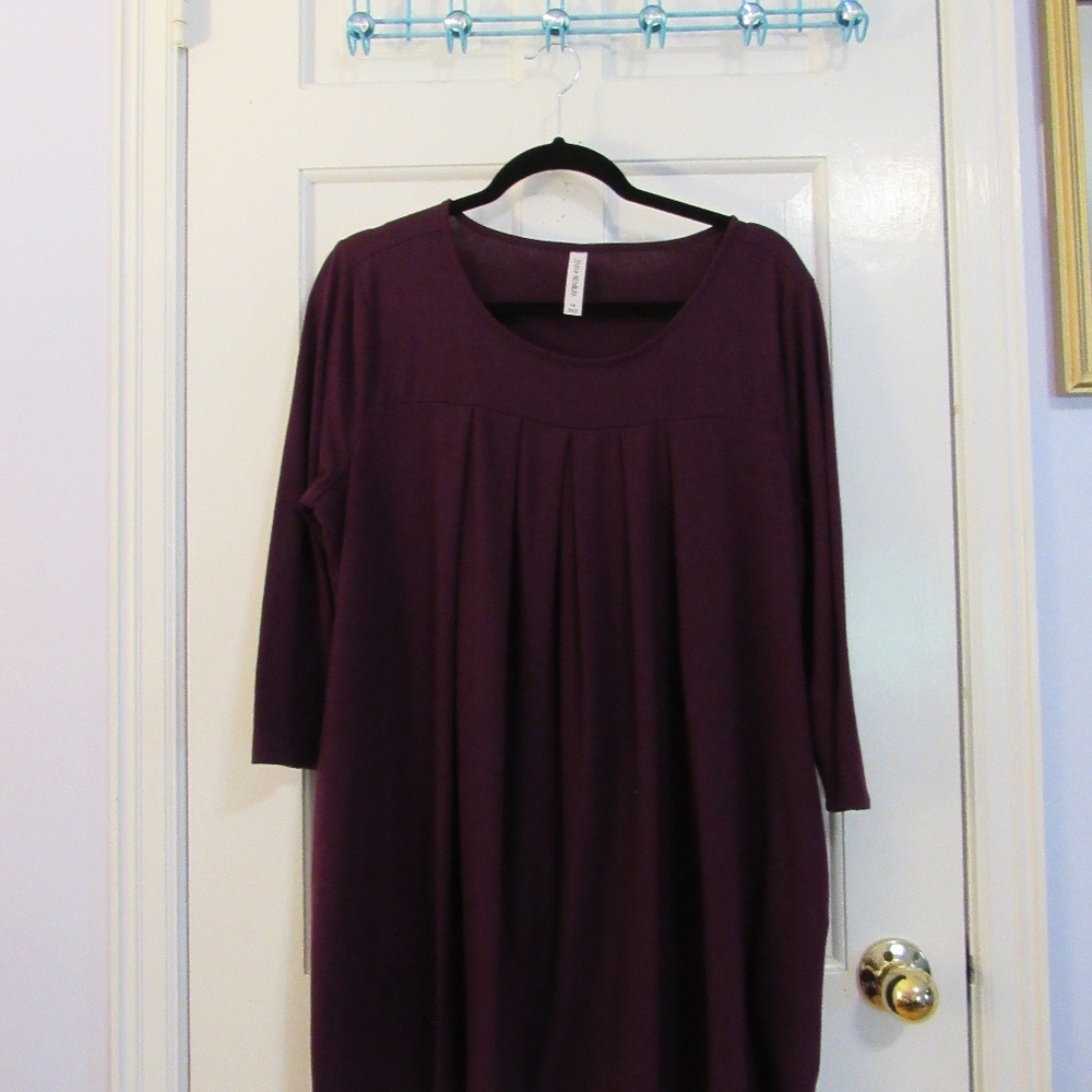 Plum dress